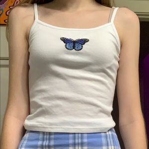 Brandy Melville Tops - Skylar butterfly tank Brandy Melville Tops - Skylar butterfly tank